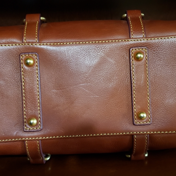 Dooney & Bourke Florentine Micro Satchel in Ginger - Picture 7 of 10